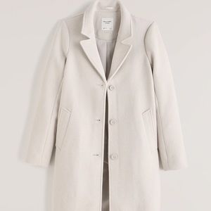 “Oversized Wool Blend Dad Coat”. Worn once & freshly dry cleaned / steamed